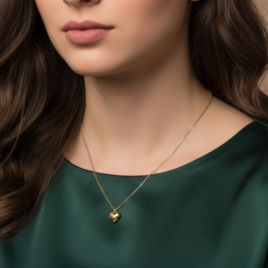 tiny love heart necklace